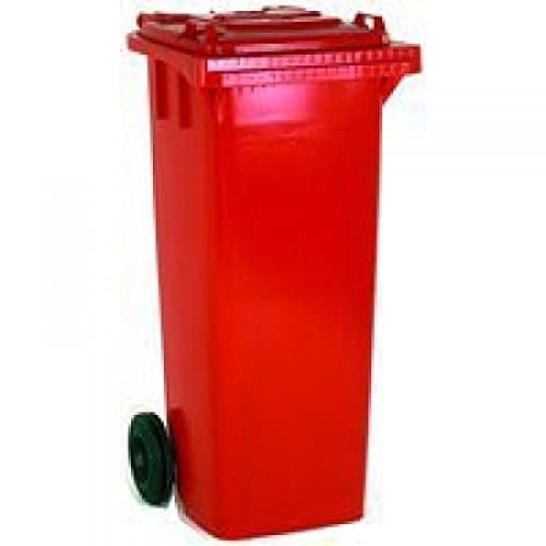 Image of Wheelie Bin 140 Litre Red 331156