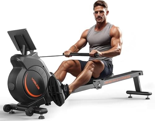 Image of YOSUDA Rowing Machines for Home gym,Magnetic Rowing Machine with 16 Levels Quiet Resistance & 350LBS Weight Capacity,Rower Machine for Home Use with LCD Monitor,Comfortable Seat,App Compatible