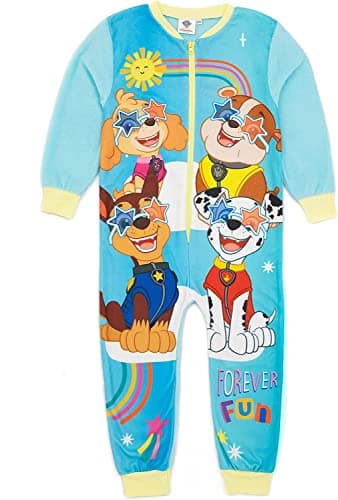 Image of Girls Paw Patrol All in One Sleepsuit Onesie Pyjamas, Age 3-4 Years