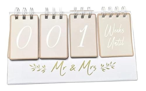 Image of Wedding Countdown Calendar - Mr & Mrs