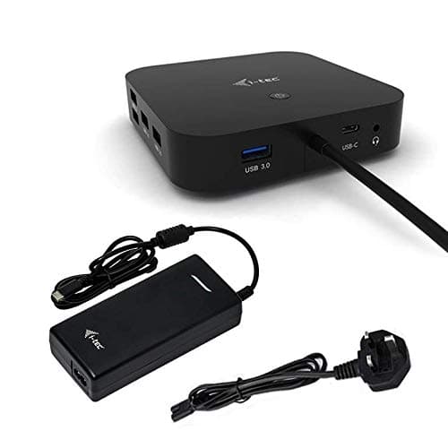 Image of i-tec USB-C Docking Station 2x4K with 100W Power Delivery - 2x DisplayPort 1x USB-C 3x USB 3.0 2x USB 2.0 1x GLAN 1x Audio/Mic