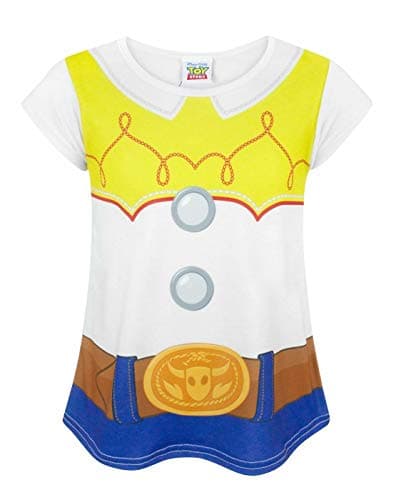 Image of Disney Toy Story Jessie Costume Girl's Children's T-Shirt Top 5-6 Years White