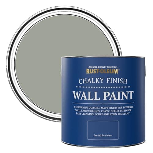 Image of Rust-Oleum Light Green Matt Emulsion Wall Paint - Tea Leaf 2.5L