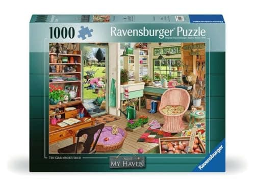 Image of Ravensburger My Haven No 8 The Gardener's Shed 1000 Piece Jigsaw Puzzles for Adults and Kids Age 12 Years Up
