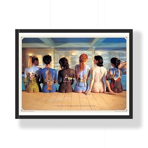 Image of Poster Kingz Pink Floyd Back Catalogue 30x40cm Framed Music Poster Wall Art