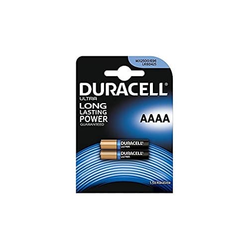 Image of Duracell Batteries Pack of 2: Ultra AAAA – 1.5 V – Alkaline Batteries AAAA