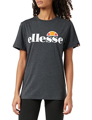 Image of ellesse Women's Albany T-Shirt, Dark Grey Marl, 8 (XS)
