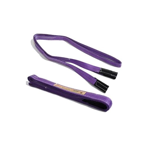 Image of Lift Sling Straps Flat Crane Sling Polyester 2M Lifting Slings Load Capacity 1 Ton for Lifting, Towing, Pulling(Purple)