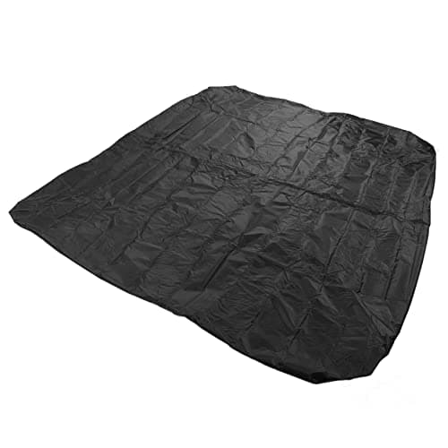 Image of Akozon Silver Coated Taffeta Outdoor Square Hot Tub Cover - 210x210x30cm Spa Rain & Dust (Black)