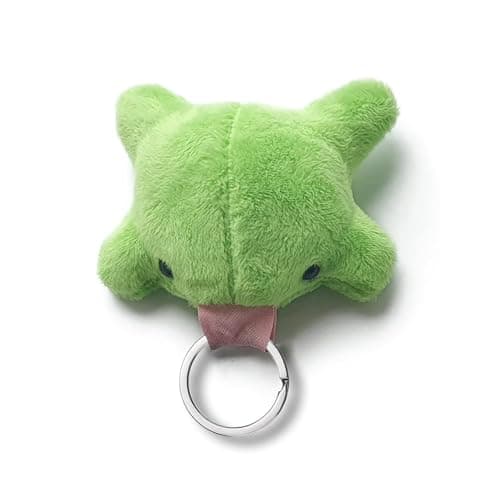 Image of Tressora Cute Frog Keychain - Kawaii Plush Frog Keychain, Green Frog Bag Charm, Gift (Green)