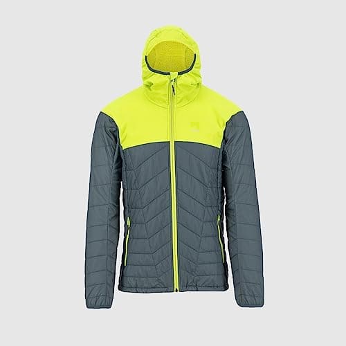 Image of KARPOS 2500890-043 NEW LISKAMM JACKET Jacket Men's DARK SLATE/LIME GREEN Size L