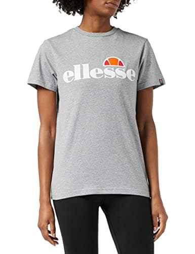 Image of ellesse Women's Albany T-Shirt, Grey Marl, 8 (XS)