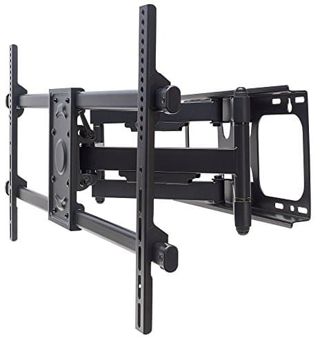 Image of Manhattan TV & Monitor Mount, Wall, Full Motion, 1 screen, Screen Sizes: 37-75", Black, VESA 200x200 to 800x400mm, Max 75kg, LFD, Tilt & Swivel with 3 Pivots, Lifetime Warranty
