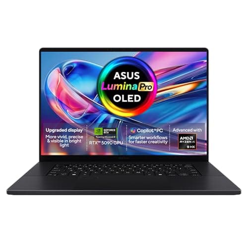 Image of ASUS ProArt P16 H7606WX CoPilot+ Laptop | 16.0" 3K OLED Touchscreen | AMD Ryzen AI 9 HX 370 | NVIDIA GeForce RTX 5090 | 64GB RAM | 4TB SSD | Backlit Keyboard | Windows 11 Home