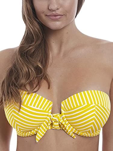 Image of Freya Beach Hut Bandeau Bikini Top Blue Moon Blue 34F