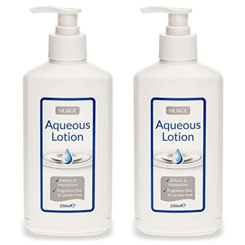 Image of 2 x Nuage Moisturising Aqueous Cream Lotion Pump Dispenser 250ml