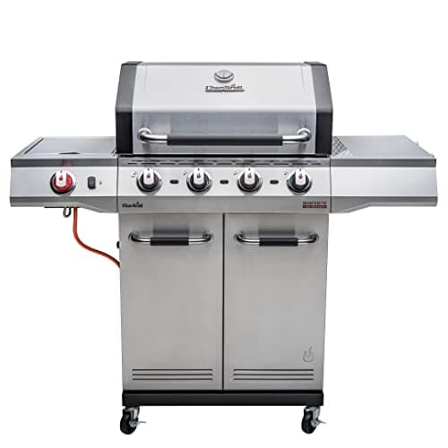Image of Char-Broil Advantage PRO S 4-4 Burner Gas Barbecue Grill with TRU-Infrared Technology and 900 °C Sear Burner Stainless Steel