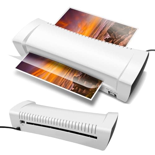 Image of A4 A5 A6 Laminator with Hot and Cold Settings - Portable Laminating Machine with ABS Release Function for Home Office School Use