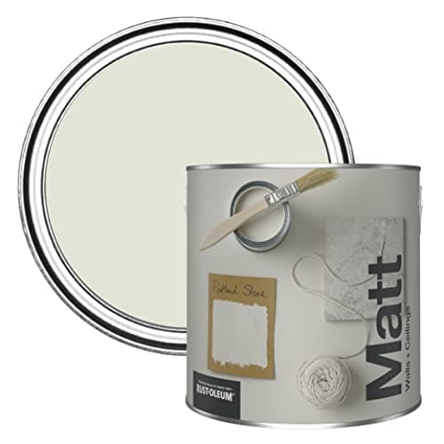 Image of Rust-Oleum Colours Matt Emulsion Wall and Ceiling Paint - Portland Stone 2.5L