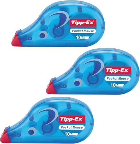 Image of Tipp-Ex 3 X Correction Tape Pocket Mouse 10 m