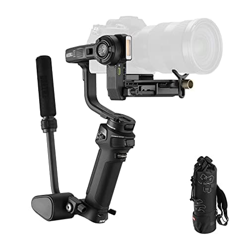 Image of ZHIYUN Weebill 3S Combo [Official] Gimbal Stabilizer for DSLR and Mirrorless Camera, 3 Axis Stabilizer with Tripod/Handle/Wrist Rest/Light/Bag, for Nikon, Canon, Sony, etc