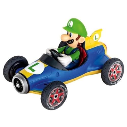 Image of Carrera Luigi Pull&Back Car - Mario Bros Kart 8