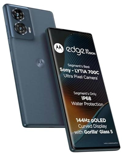 Image of Motorola Edge 50 Fusion 5G (Forest Blue, 12GB RAM, 256GB Storage)