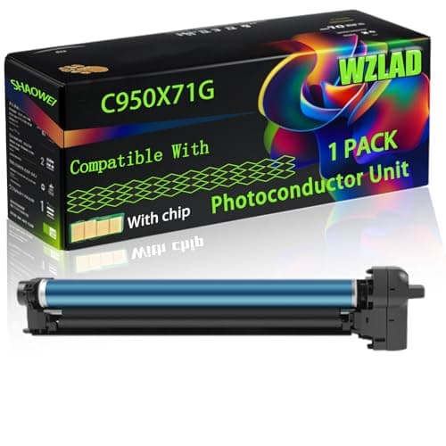 Image of C950X71G Compatible for Lexmark Photoconductor Unit with Chip C950de X950de X952de X954de Printers, High Yield Value Pack Black Consumables Multi-Pack Remanufactured Compatible (1 Pack Black)