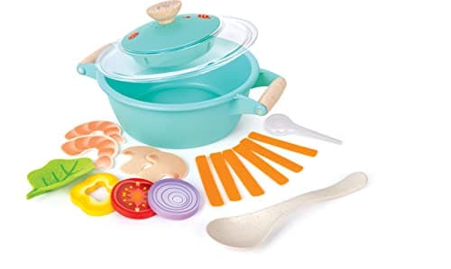 Image of Hape Little Chef Cooking & Steam Playset, Kitchen Accessories for Creative Role Play, 3+ Years