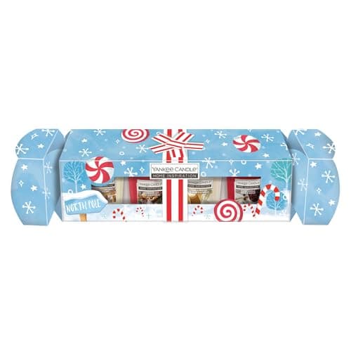 Image of YANKEE CANDLE Home Inspiration Cracker 4 Votive Gift Set
