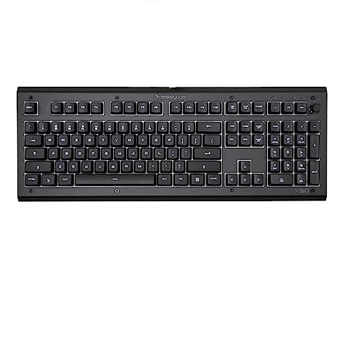 Image of Das Keyboard X50Q Mechanical Gaming Keyboard QWERTY US Layout - 104 Keys, Programmable Intelligent RGB Backlit, Full Anti-Ghosting, Gamma Zulu Switches, Aluminium Cover, Q-Button (DKGKX50P0GZS0UUX)