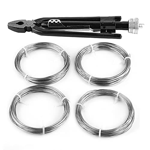Image of 6in High Carbon Steel Safety Wire Twist Twisting Pliers Twister Locking Tool for Secure Fasteners Plastic Sprinkler Risers Electrical Connections Heavy Duty Construction with