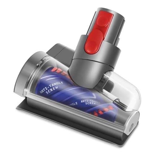 Image of MoPei Mini Hair Screw Tool Compatible with Dyson V15 V11 V10 V8 V7 Models, Anti-Tangle Vacuum Attachment Ideal for Picking up Dog Hair