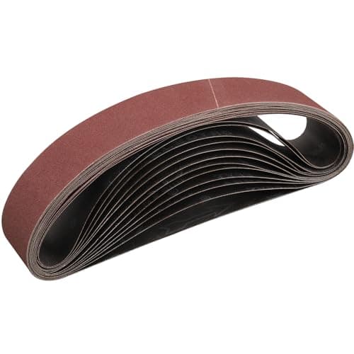 Image of STEBRUAM Sanding Belt 50 x 686 mm,12PCS 180 Grit