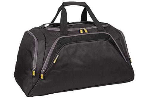 Image of Large Sports & Travel Holdall Duffle Bag – 82L, Adjustable Shoulder Strap, Multiple Compartments | Mens Travel Bag for Gym & Trips