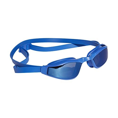 Image of adidas Unisex Adult Persistar Race Mirrored Swim Goggle - Blue/Blue/White, S