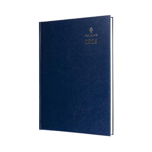 Image of Collins - Desk - 2026 12 Month Calendar Year Planner, Week-To-View Diary, A4 Hard Cover - Blue (40.60-26)