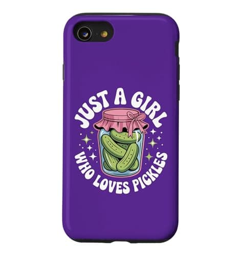 Image of Just A Girl Who Loves Pickles Case for iPhone SE (2020) / 7/8