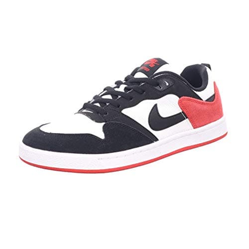 Image of NIKE SB Alleyoop Mens Trainers CJ0882 Sneakers Shoes (UK 9 US 10 EU 44, White Black University red 102)