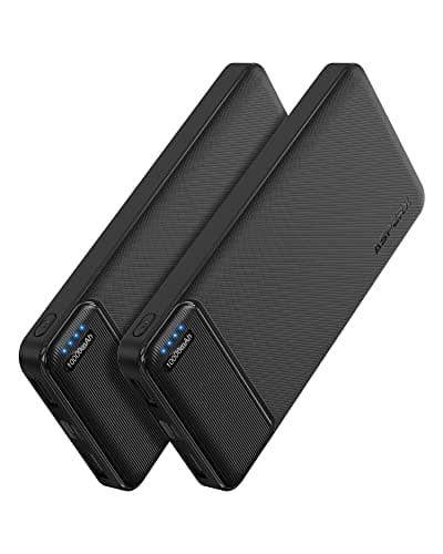 Image of AsperX 2-Pack Power Bank Portable Charger Fast Charging 10000mAh, PowerBank USB C Input and Output, Battery Pack Compatible with iPhone, Samsung, Huawei, iPad, Tablets and More