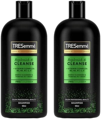 Image of TRESemme Cleanse and Replenish Shampoo, 900 ml (Pack of 2)