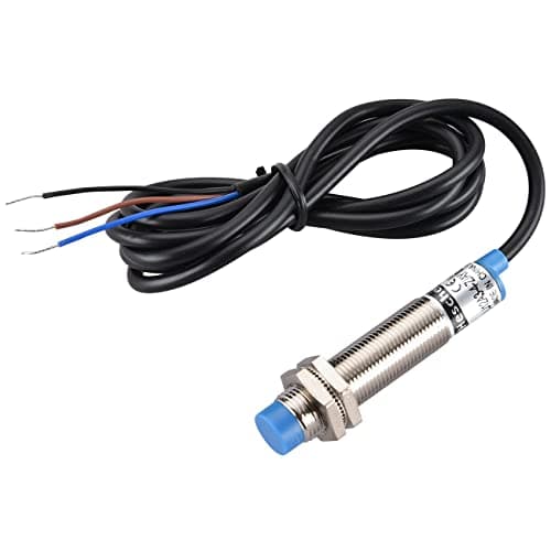 Image of Heschen M12 Inductive Proximity Sensor Switch Non-shield Type LJ12A3-4-Z/AY Detector 4mm 10-30VDC 200mA PNP Normally Closed (NC) 3 wire