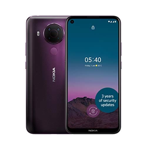 Image of Nokia 5.4 6.39 Inch Android UK SIM Free Smartphone with 4 GB RAM and 64 GB Storage (Dual SIM) - Dusk
