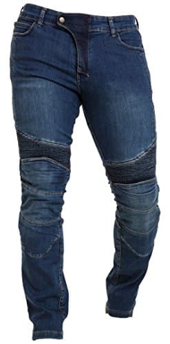Image of Rider Protec® Mens Motorcycle Jeans Denim Pants Motorbike Trousers Biker Jeans Stretch Aramid Protection Lining