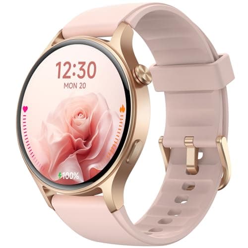 Image of Smart Watch For Women Answer/Make call- 1.32" AMOLED Display,Ladies Smart Watches with Heart Rate/Sleep/SpO2 Monitor,Smartwatch for Samsung/iOS/Android,110+ Sports Modes & Waterproof Fitness Watch