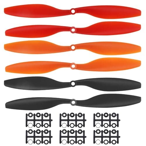 Image of OTOTEC 6 pairs 1045 Propellers RC Propeller Replace Compatible with DJI FPV F550 F450 S500 S550 Quadcopter Multirotor CW CCW