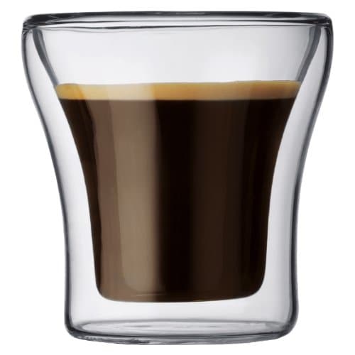 Image of Bodum Assam Double Walled Glasses, Set of 2 - 0.1 Litre