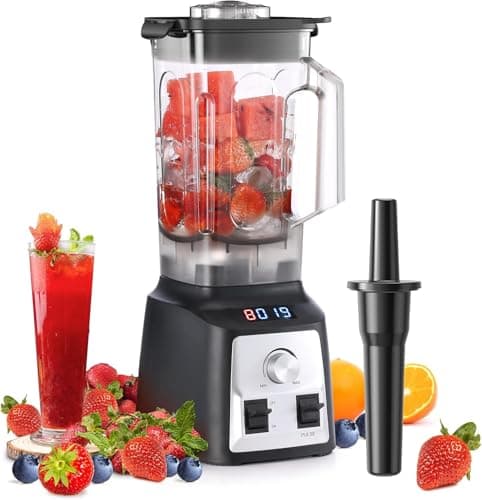 Image of Enfmay Blender Smoothie Maker, 2000W Powerful Blender for Kitchen with 2L BPA-Free Tritan Container, 8 Sharp Blades with 30000 RPM High-Speed Jug Blender, Professional Smoothie Maker for Ice/Nut