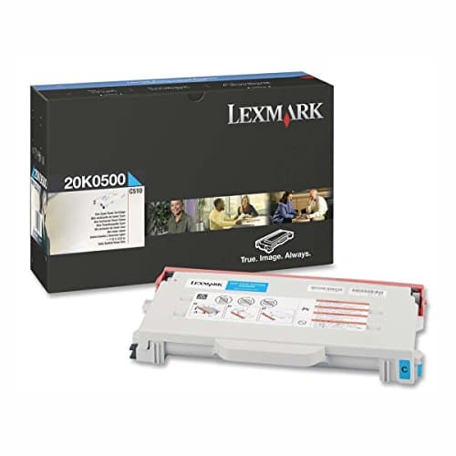 Image of Lexmark C510 C510N C510Dtn Colour Laser Printer - 20K0500 Cyan Blue Standard Yield Toner Cartridge 3K