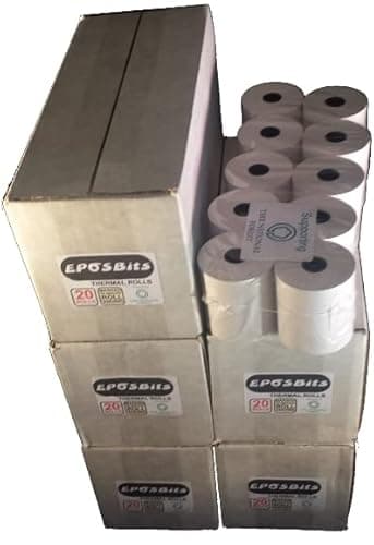 Image of EPOSBITS® Brand Rolls to Fit Casio SE-C3500 SEC3500 SEC SE C3500 C 3500 Cash Register - 100 Rolls